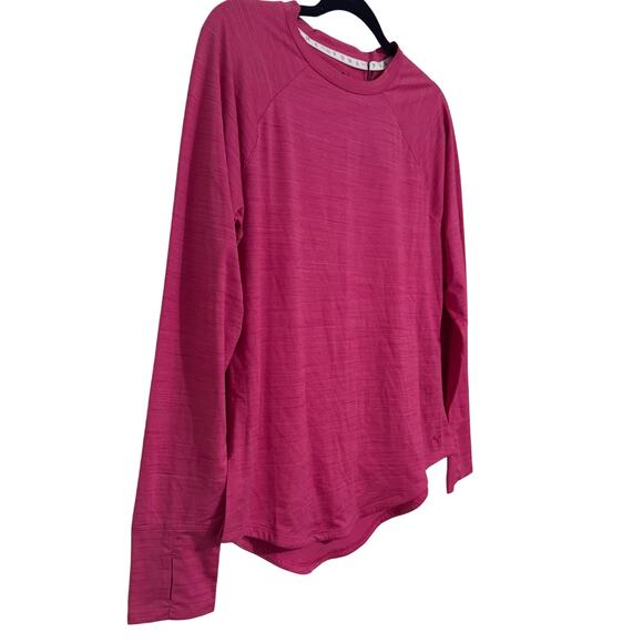 PUMA Cloudspun Long Sleeve Golf Tee Raglan Moisture Wicking Pink NWT Medium - Picture 3 of 8